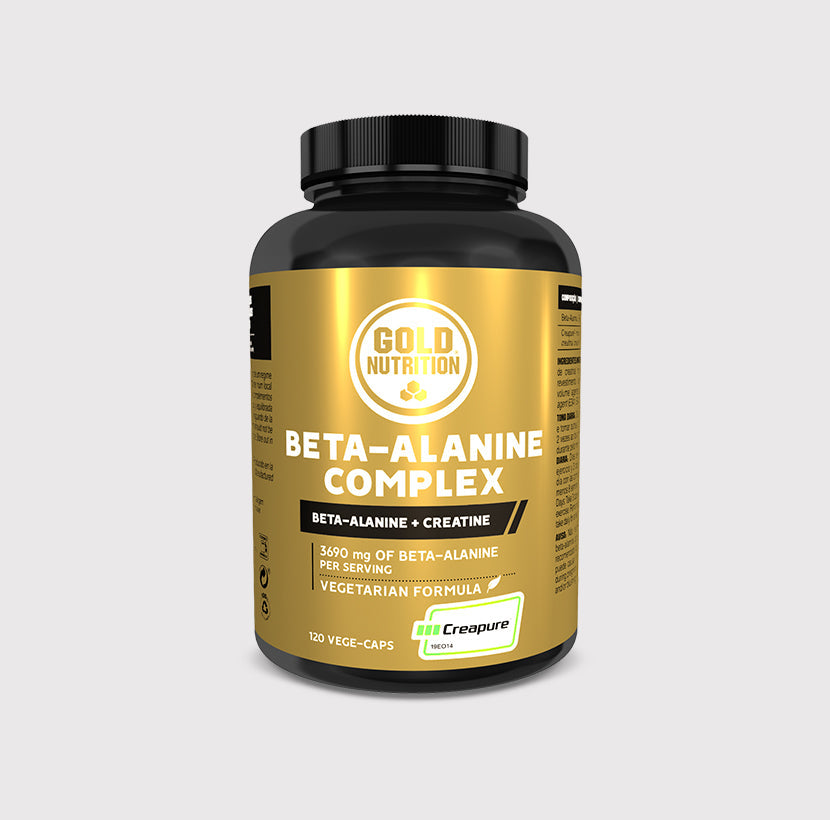 GoldNutrition BCAA Tablets supplement bottle showing label details and tablet format.